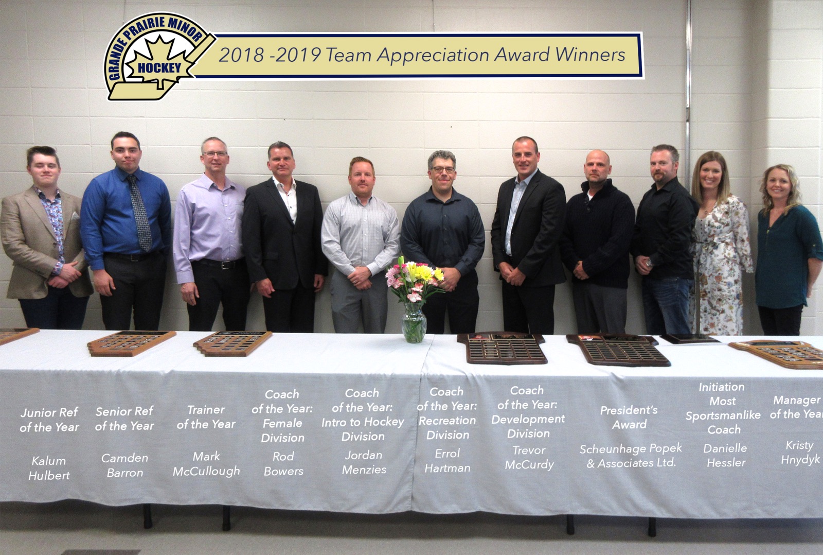 2018 – 2019  MEMORIAL AWARDS